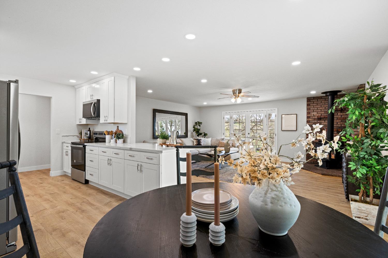 California client's staged house